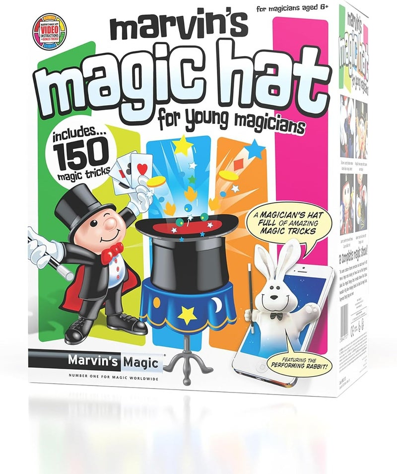 Marvins Magic Simply Magic – Marvin’s Magic Hat | Classic Magic Trick Hat for Kids | Beginner Magician Toy | Pretend Play & Party Fun - Image 1